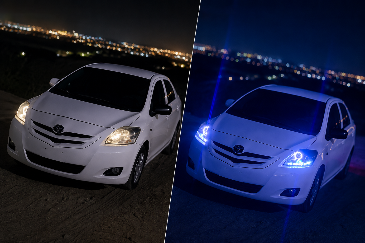Toyota Yaris Lighting Makeover